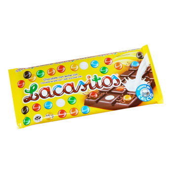 شوكلاتةحليب الواح لاكاسيتوس75غم محشي سمارتيس