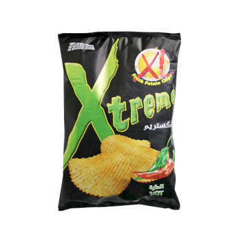 شيبس اكس تريم 50غم (اطعم حارة)