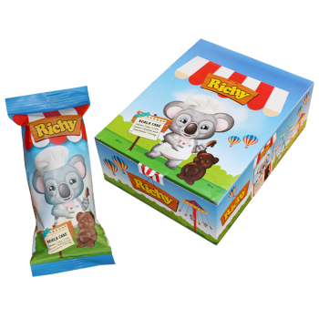 كيك ريتشي 60غم مغلفة محشية بالشوكلاته