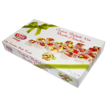 راحة350غم  بالفستق الحلبي حشوة دوبل(208)