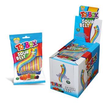 جوم 80غم بنكهة الفواكه توي بوكس(مسطرة)