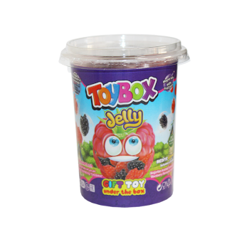 جوم توي بوكس  كاسات مع لعبة100غم (توت)