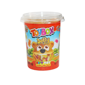 جوم توي بوكس  كاسات مع لعبة100غم (فواكه بدون سكر)