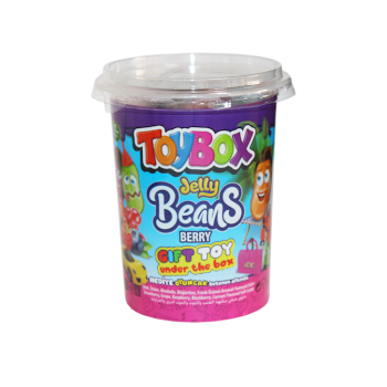 جيلي بينز توي بوكس كاسات مع لعبة110غم توتي فروتي