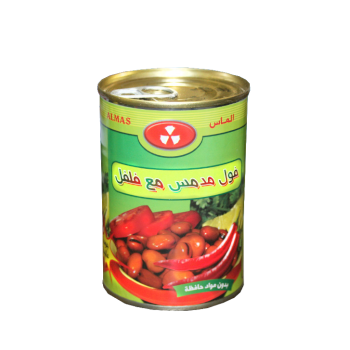 فول الماس 400غم بالفلفل