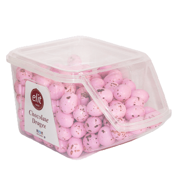 شوكلاته حلل بشكل بيض لون وردي(كرتونة2كغم*6)