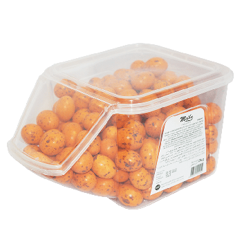 شوكلاته حلل بشكل بيض لون برتقالي (كرتونة2كغم*6)