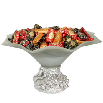 شوكلاتةبيضاويةمشكلة ب(كريمة كاكاو.كراميل,دارك)