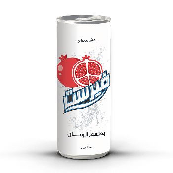 عصير غازي فيرست علب رمان 250مل