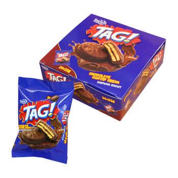 بسكوت تيفاني سويتش تاج محشي ومغلف شوكلاته23غم