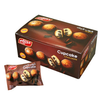 كب كيك فاونتي 30غم شوكلاته(6بكيت)