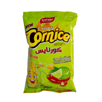 مقرمشات كورنايس40غم شطة وليمون