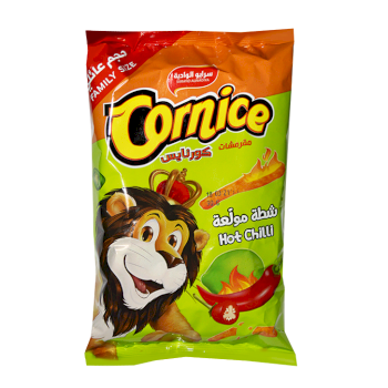 مقرمشات كورنايس90غم بطعم شطة مولعة