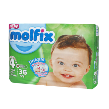 فوط اطفال مولفكس 3D دبل ماكسي بلص رقم(+4)